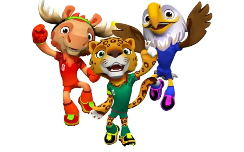 Fifa divulga mascotes oficiais para Copa do Mundo de 2026