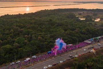 Ponte Rio Negro reúne 2,5 mil corredores em prova de 5 e 10 km em Manaus